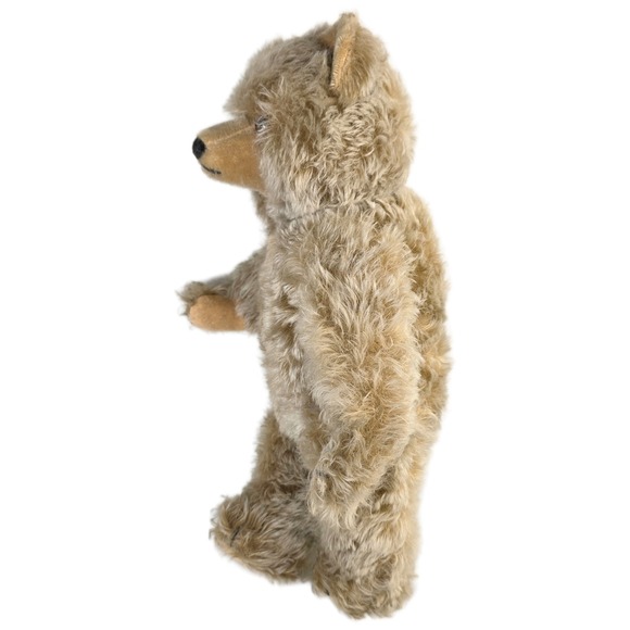 1950s VTG 18 Mohair Teddy Bear Fully Jointed Growler Hump Back Gebrüder Hermann